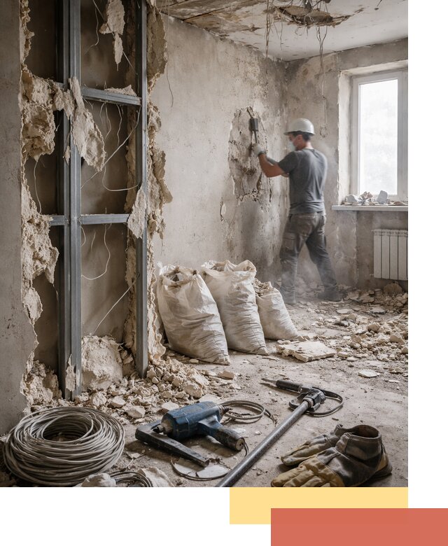 Профессиональный демонтаж зданий и конструкций в Белой Калитве