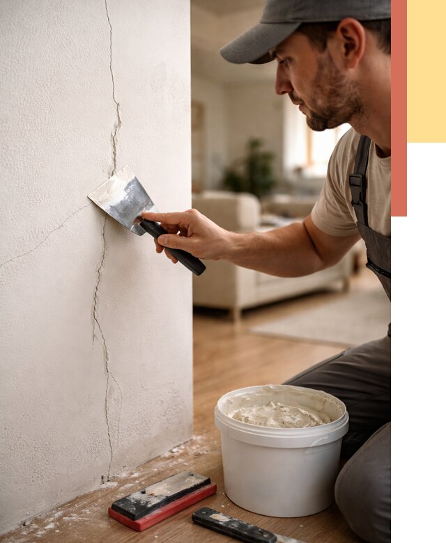 Заделка трещин и сколов в Белой Калитве от 2541 руб. — быстро и недорого | ОТДЕЛОЧНИК-Бкл