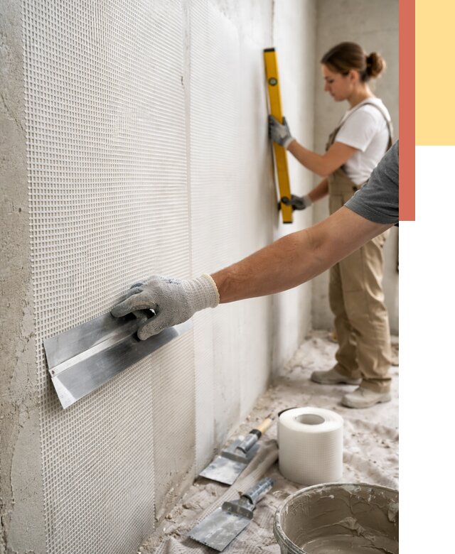 Армирование стен стеклосеткой в Белой Калитве от 3319 руб. под ключ | ОТДЕЛОЧНИК-Бкл