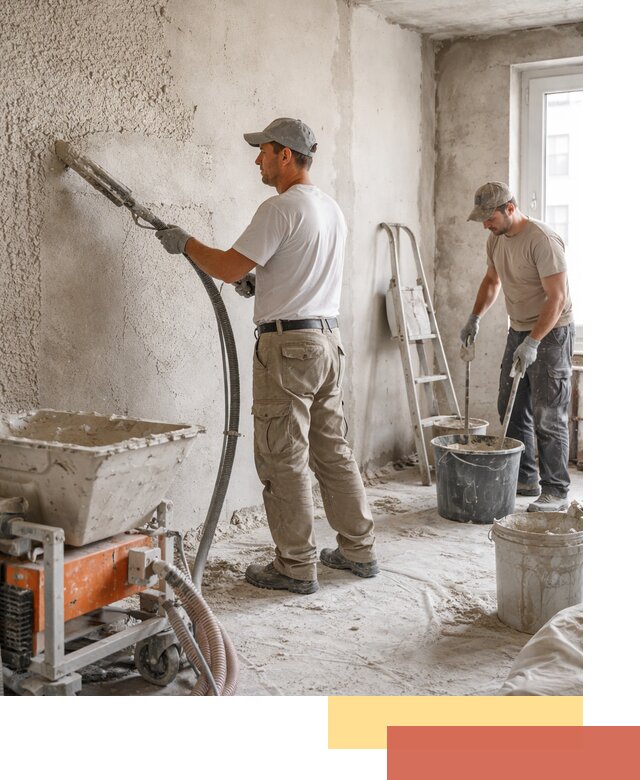 Машинная штукатурка стен в Белой Калитве — быстро и качественно