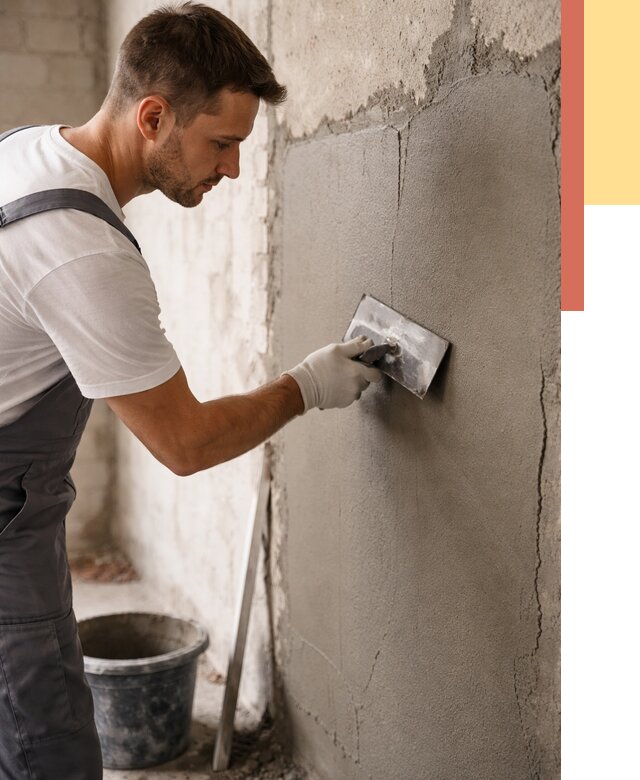 Штукатурка стен под плитку в Белой Калитве от 4356 руб./м2 — выравнивание под плитку | ОТДЕЛОЧНИК-Бкл