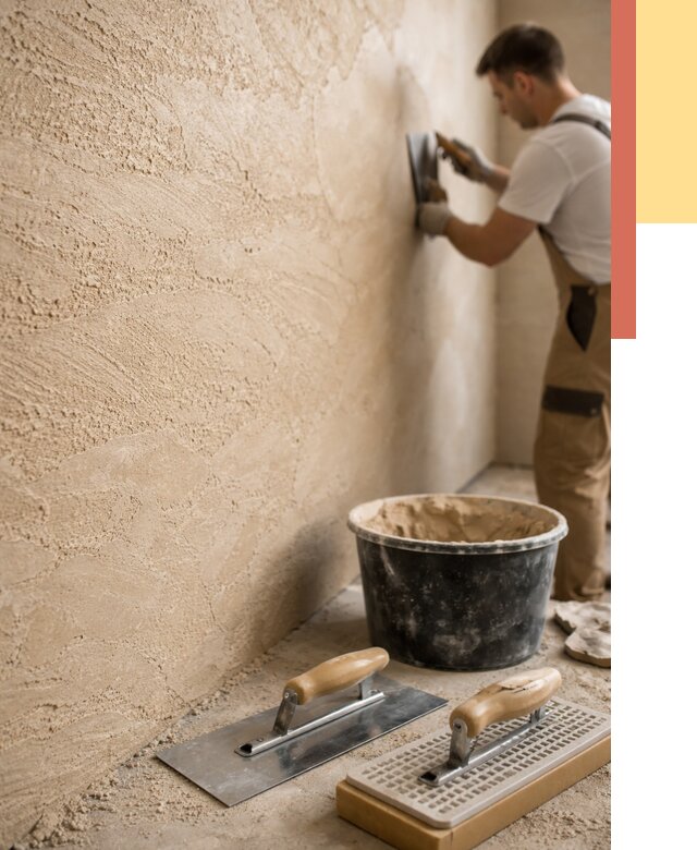 Декоративная штукатурка травертин в Белой Калитве от 1867 руб/м2 — качественно и недорого | ОТДЕЛОЧНИК-Бкл