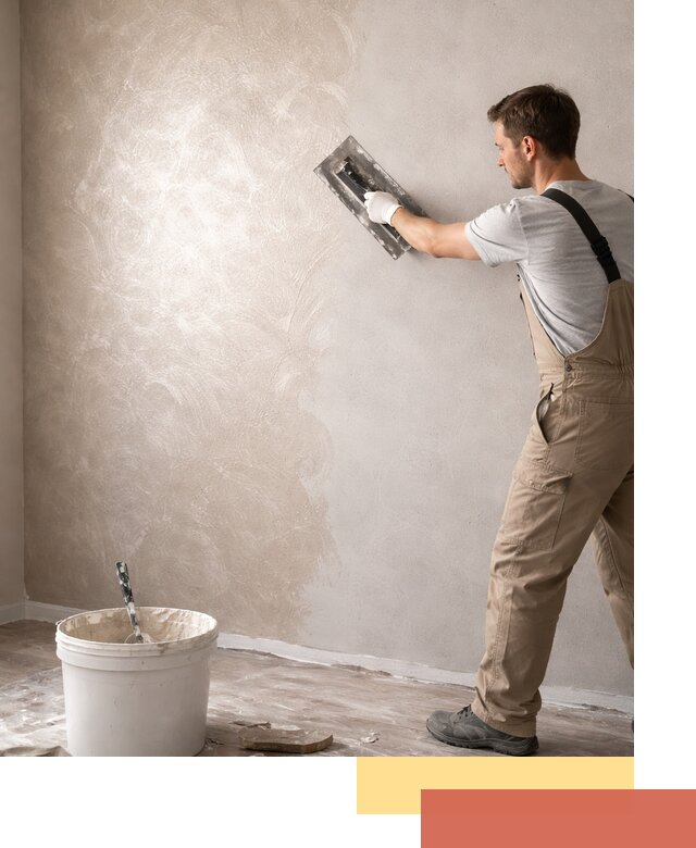 Декоративная штукатурка «Мокрый шелк» под ключ в Белой Калитве