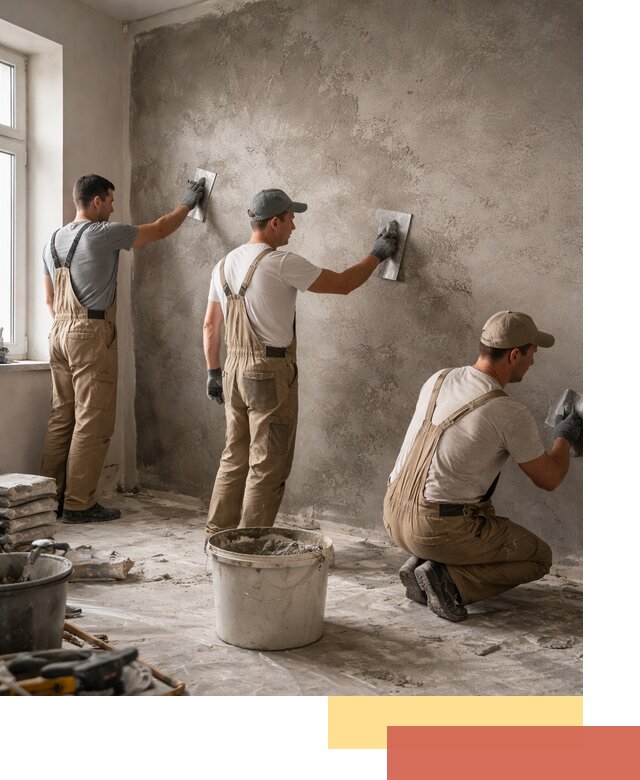 Декоративная штукатурка под бетон в Белой Калитве для стен и потолков