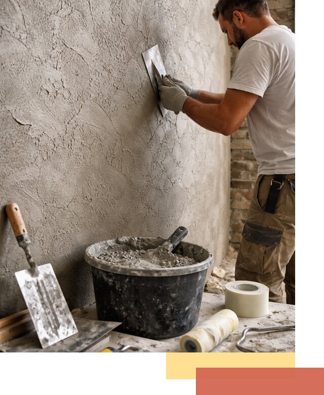 Декоративная штукатурка лофт в Белой Калитве — отделка стен и потолков