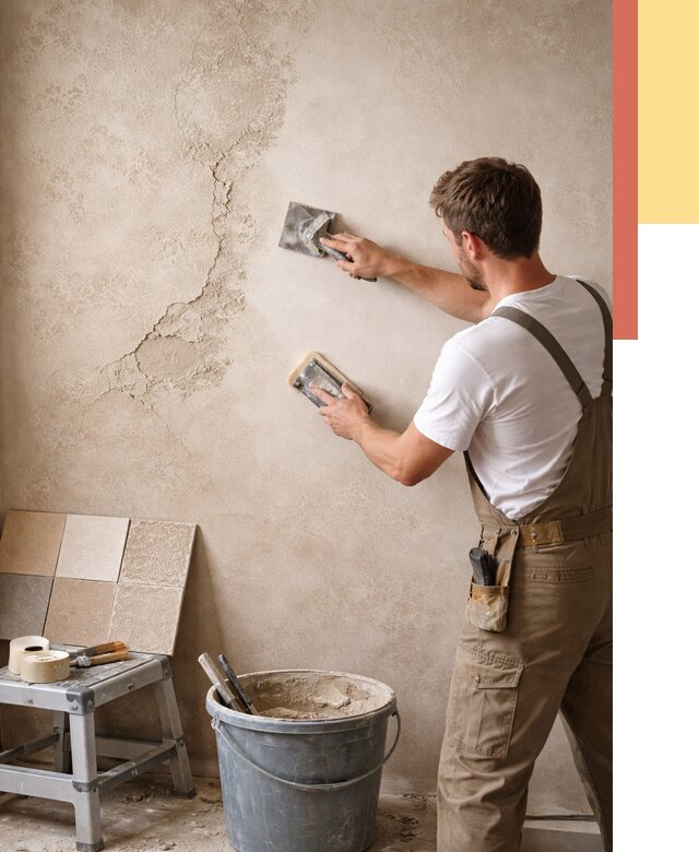 Ремонт декоративной штукатурки в Белой Калитве от 4667 руб. под ключ | ОТДЕЛОЧНИК-Бкл