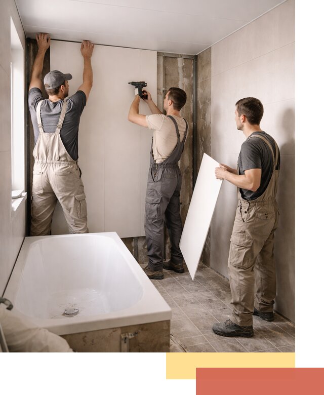 Отделка ванной панели ПВХ профессионально в Белой Калитве