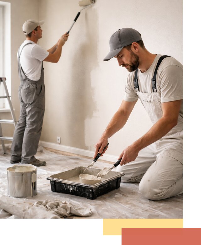 Покраска стен в квартире в Белой Калитве — профессионально и аккуратно