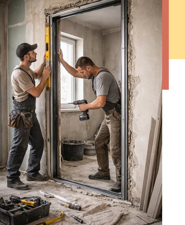 Закладка дверного проема в Белой Калитве от 3630 руб. — быстро и недорого | ОТДЕЛОЧНИК-Бкл