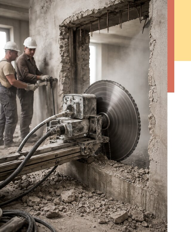 Алмазная резка проемов в Белой Калитве от 4667 руб. быстро и недорого | ОТДЕЛОЧНИК-Бкл