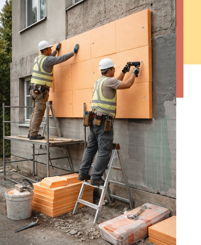 Утепление стен пеноплексом в Белой Калитве от 1919 руб./м2 — быстро и недорого | ОТДЕЛОЧНИК-Бкл