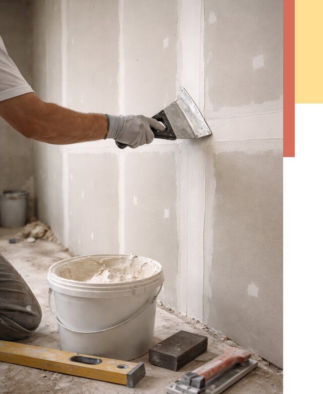 Шпаклевка перегородок из гипсокартона в Белой Калитве от 2593 руб. — услуги ОТДЕЛОЧНИК-Бкл