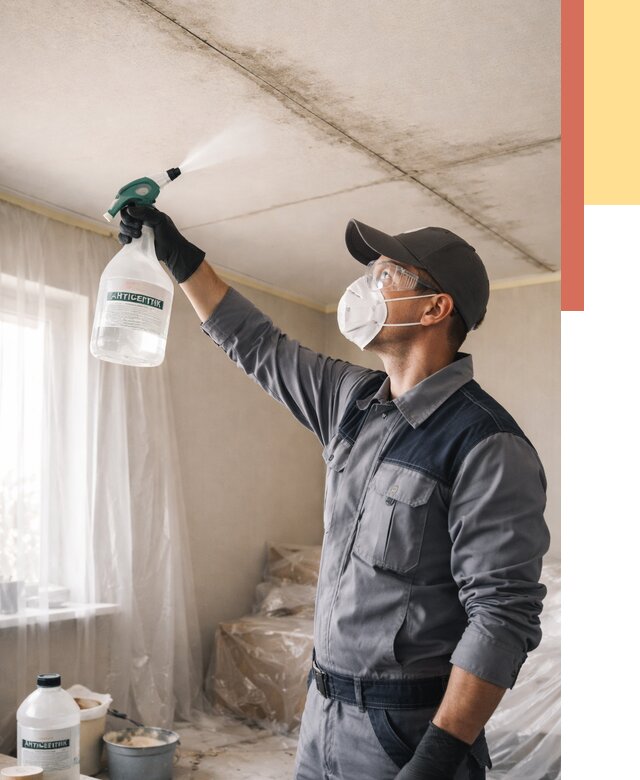 Антисептическая обработка потолка в Белой Калитве от 2593 руб. | ОТДЕЛОЧНИК-Бкл