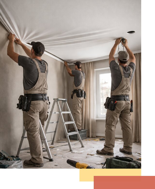 Монтаж матового натяжного потолка в Белой Калитве качественно и быстро