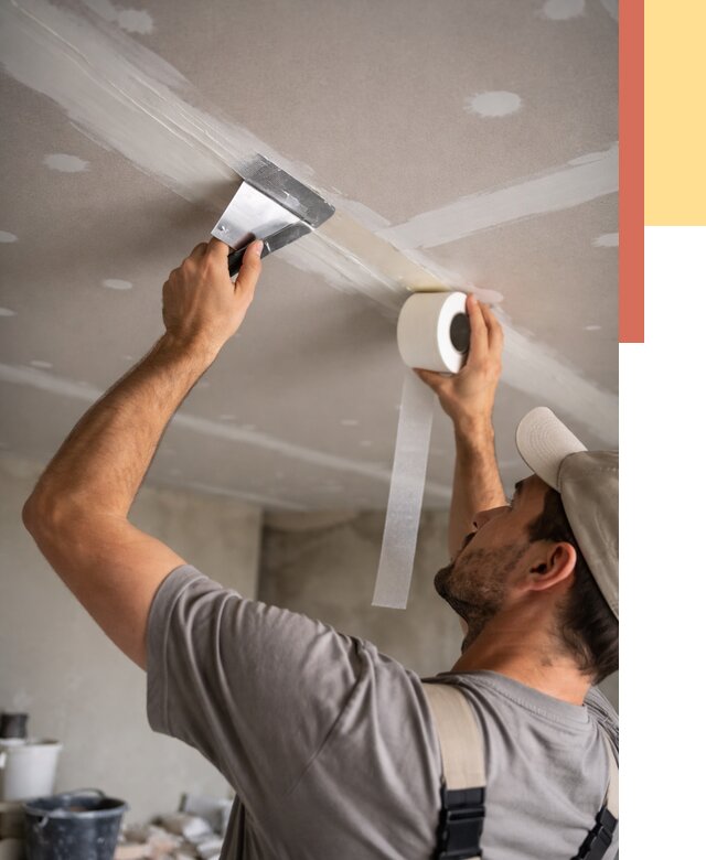 Обработка швов потолка ГКЛ в Белой Калитве от 7778 руб. под ключ | ОТДЕЛОЧНИК-Бкл